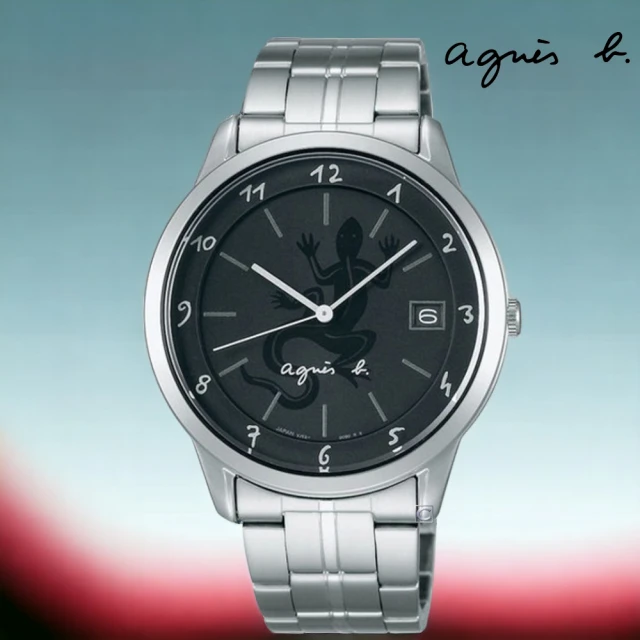 agnes b. 法國時尚 簡約 腕錶 手錶 男錶(VJ52