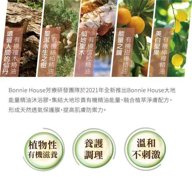 【Bonnie House 植享家】澳洲大地能量精油沐浴膠500ml(兩入組)