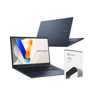 【ASUS】Office2021組★ 15.6吋i5效能筆電(VivoBook X1504ZA/i5-1235U/16G/512G SSD/W11)