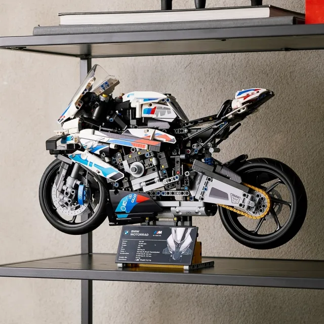 【LEGO 樂高】科技系列 42130 BMW M 1000 RR(重機 模型 禮物 居家擺設)