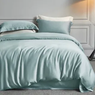 【MIT iLook】高質感素色TENCEL天絲床包枕套組(單/雙/加-多色任選)