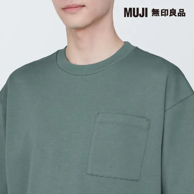 【MUJI 無印良品】男棉混涼感寬版短袖T恤(共11色)