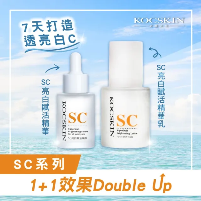 【KOCSKIN 克麗詩黛】SC亮白賦活精華乳50ml