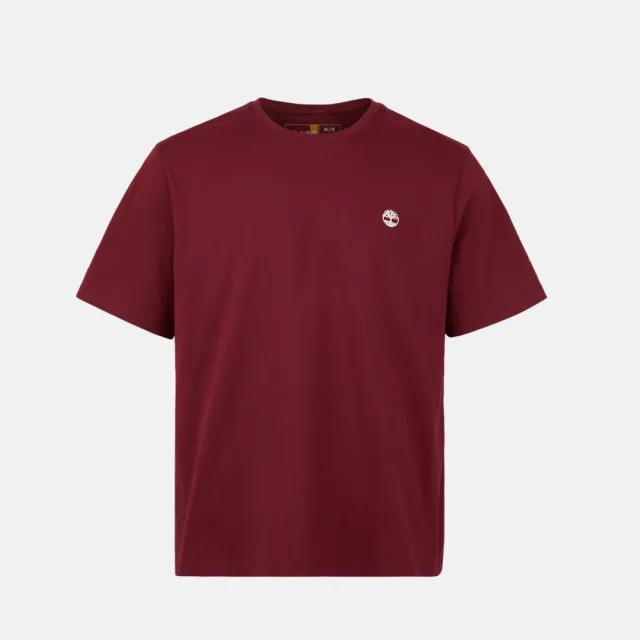 【Timberland】中性紅褐色背後圖案短袖T恤(A2P95EIC)
