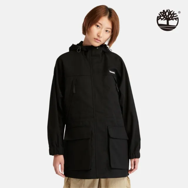 【Timberland】女款黑色多口袋外套(A6BX2001)
