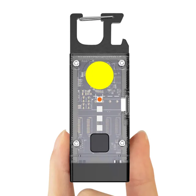【趣野】Z04太陽能鑰匙扣燈 九種模式燈 開瓶器 磁吸鑰匙扣(隨身燈 開瓶器 鑰匙扣)
