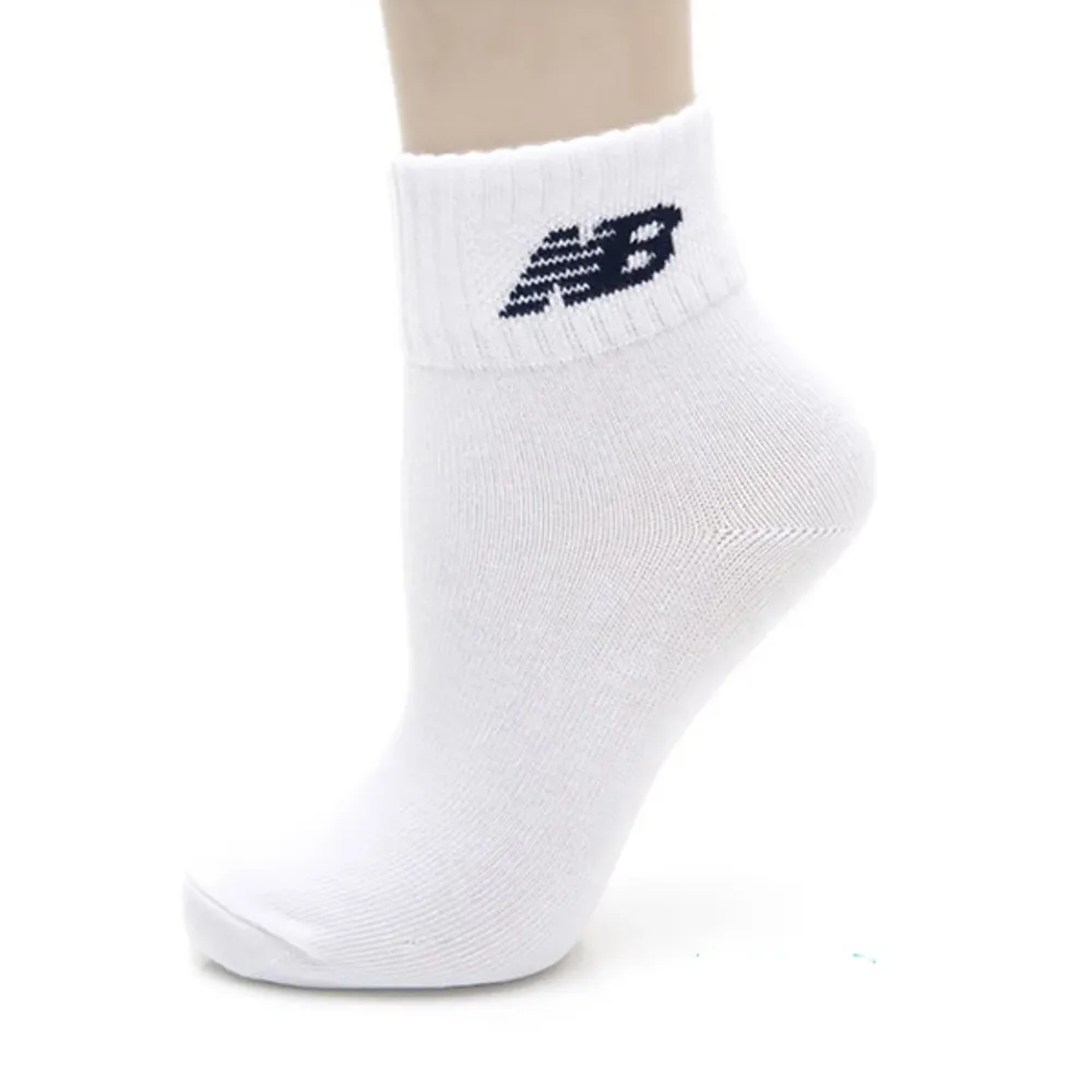 【NEW BALANCE】NB 常年性短襪_7120400380_中性_白色