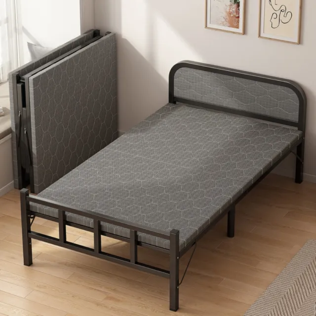 【MINE 家居】單人床 折疊床 雙色選購 寬度100X190公分(單人床/折疊床/鐵床)