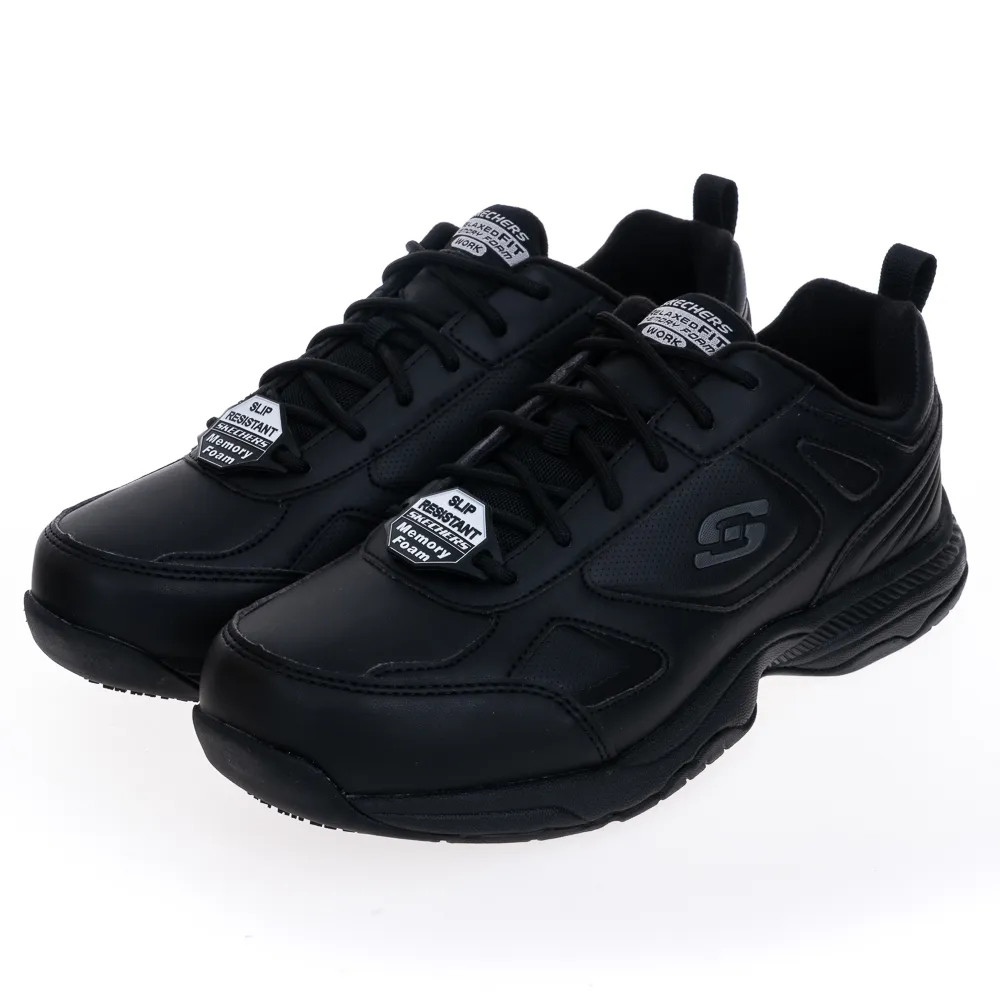 【SKECHERS】男鞋 工作鞋系列 DIGHTON SR 寬楦款(77111WBLK)