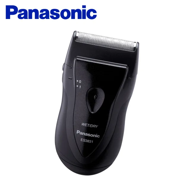 【Panasonic 國際牌】單刀頭電池式水洗刮鬍刀 -(ES-3831-K)