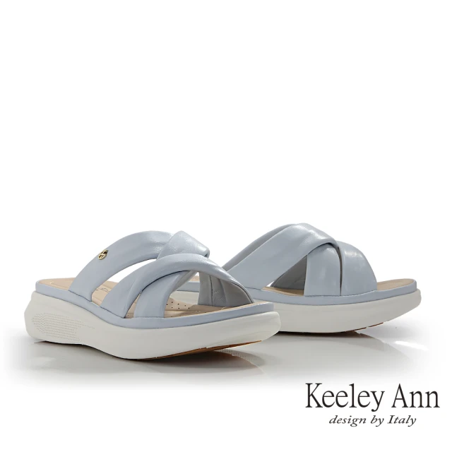 Keeley Ann 柔軟羊皮輕量拖鞋(藍色43177316