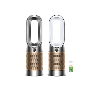 【dyson 戴森】HP09 三合一甲醛偵測涼暖空氣清淨機(白金色)+ HP09 涼暖空氣清淨機(鎳金色)(超值組)