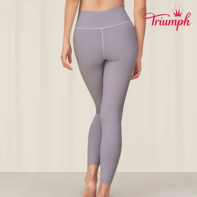 【Triumph 黛安芬】智能超彈家居服系列內搭緊身褲 M-EL(紫灰)
