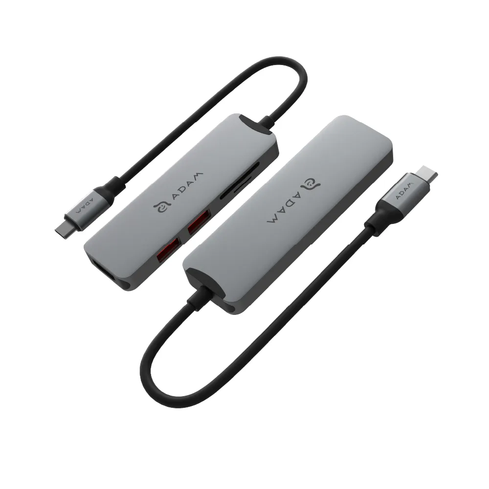 【ADAM 亞果元素】CASA Hub A05 USB-C Gen2 五合一多功能高速集線器