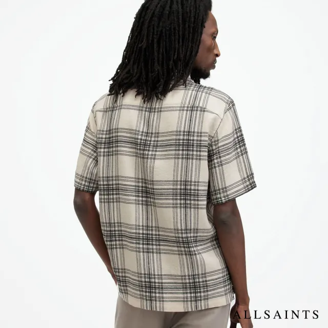 【ALLSAINTS】PADRES 格紋公羊頭骨夏威夷花襯衫 MS520Z(舒適版型)