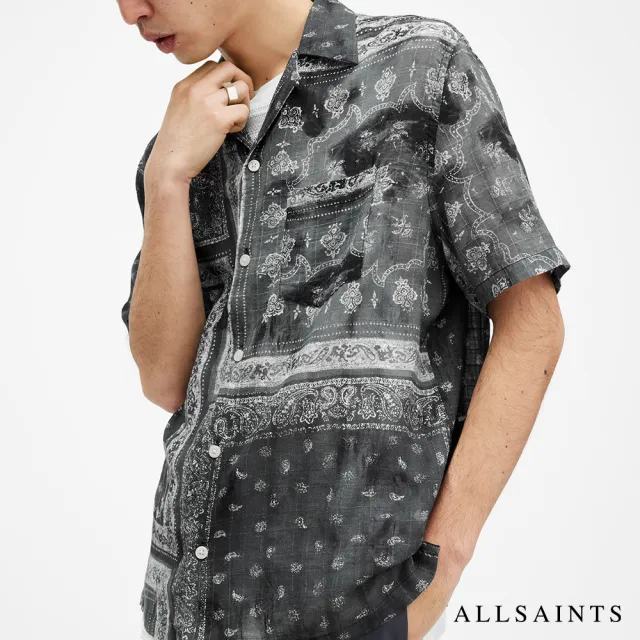 【ALLSAINTS】TIJUANA 復古夏威夷花襯衫 MS558Z(舒適版型)