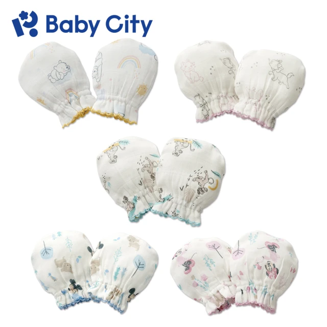 【BabyCity娃娃城 官方直營】迪士尼紗布手套(5款)