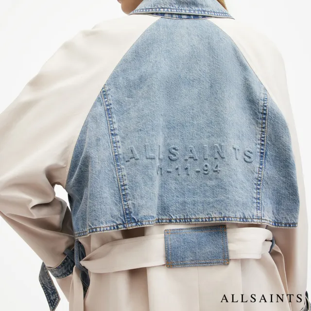 【ALLSAINTS】DAYLY 牛仔風衣外套 WO508Z(舒適版型)