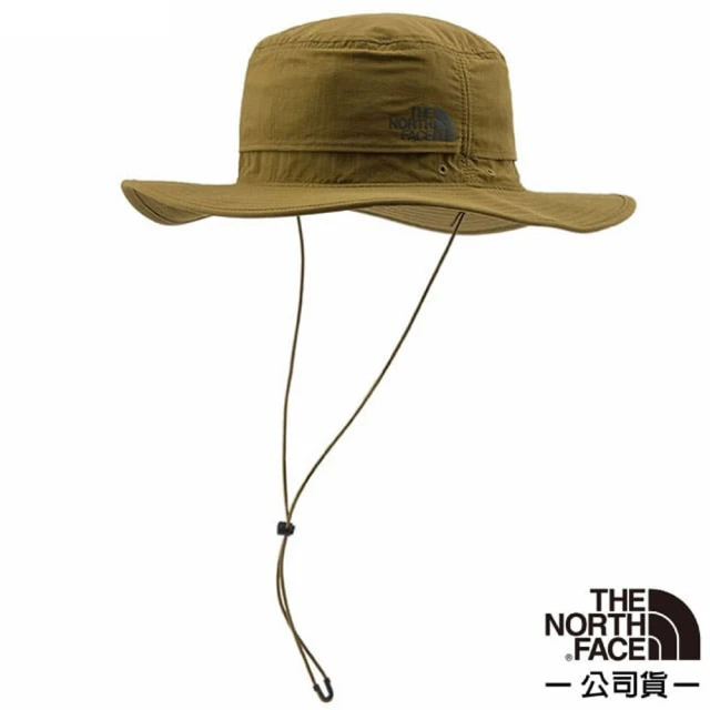 The North Face 中性款 Horizon Breeze Brimmer Hat 輕質透氣遮陽登山健行圓盤帽(5FX6-37U 棕色 N)