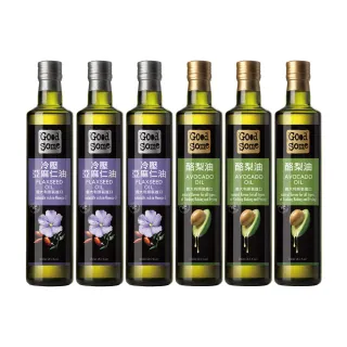 【GoodSome 好東西】冷壓亞麻仁油+酪梨油(250ml*6)