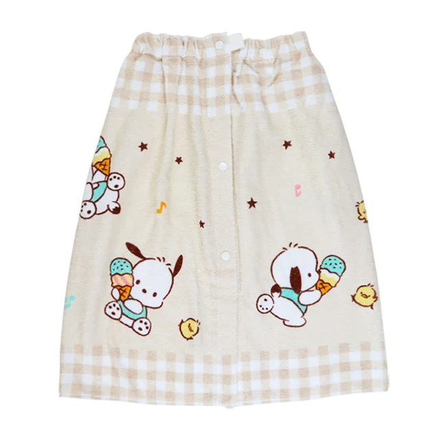 SANRIO 三麗鷗SANRIO 三麗鷗 兒童用抗UV浴巾裙 60*110cm 帕恰狗 冰淇淋