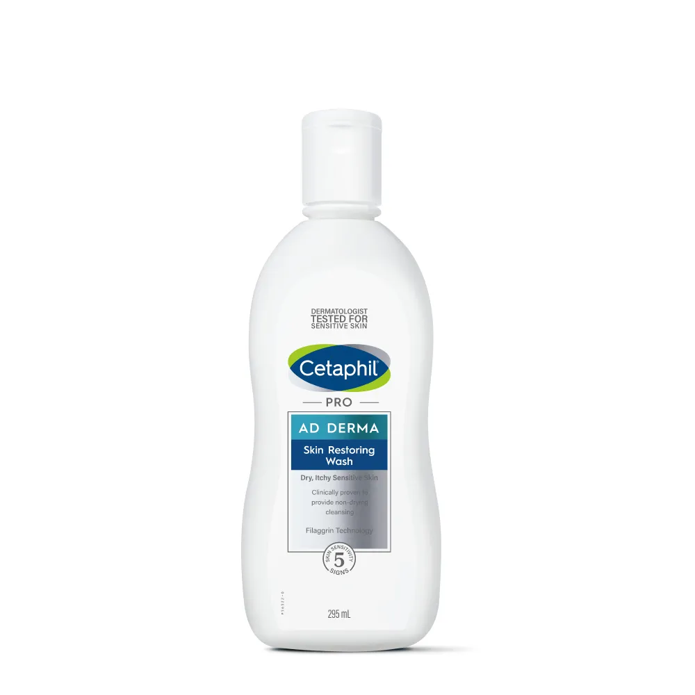 【Cetaphil 舒特膚】官方直營 AD益膚康修護潔膚乳 295ml(臉部身體適用/益膚沐浴/洗臉)