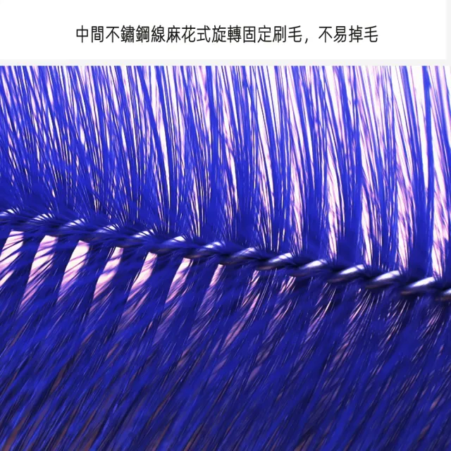 【月陽】超值2入長42公分高彈力刷毛可彎曲風扇除塵刷紗窗刷隙縫刷(DU4208X2)