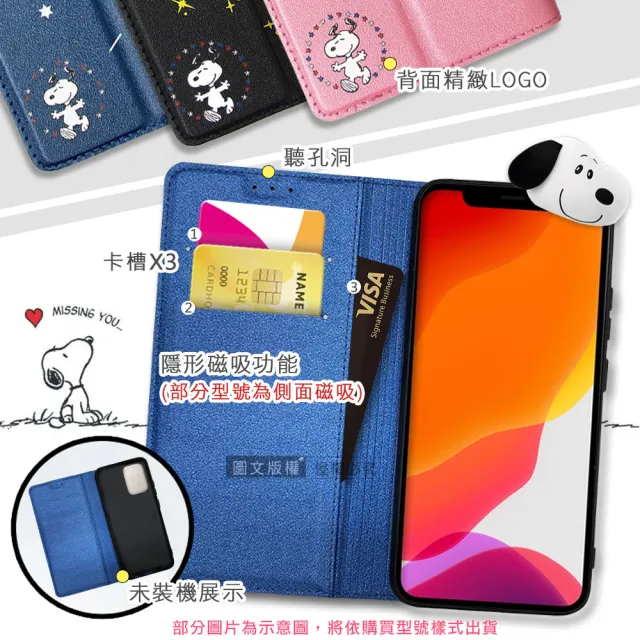 【SNOOPY 史努比】SONY Xperia 10 VI 六代 金沙灘彩繪磁力手機皮套