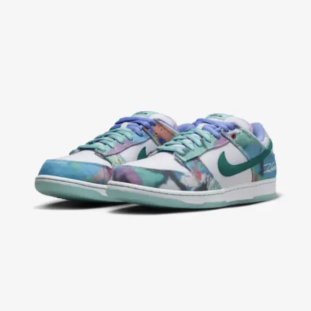 【NIKE 耐吉】Futura Laboratories x Nike SB Dunk Low 白藍塗鴉 HF6061-400(男鞋 休閒鞋)