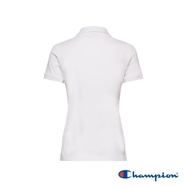 【Champion】官方直營-短袖POLO衫-女(白色)
