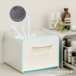 【ONE HOUSE】田豆鐵製抽屜置物架_廚房雙層電器抽屜 -2色可選(電器架 微波爐架 咖啡機架)