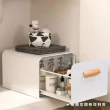 【ONE HOUSE】田豆鐵製抽屜置物架_廚房雙層電器抽屜-2入組(電器架 微波爐架 咖啡機架)