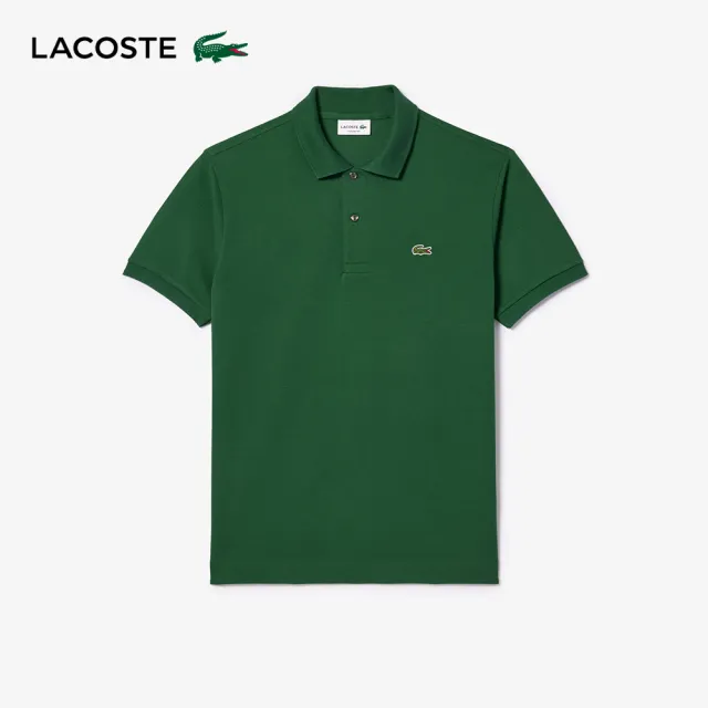 【LACOSTE】男裝-經典L1212短袖Polo衫(綠色)