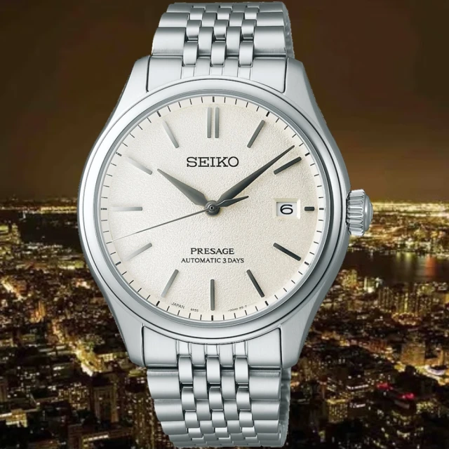 SEIKO 精工 官方授權 PRESAG 日式工藝 機械腕錶(SPB463J1/6R55-00H0S)