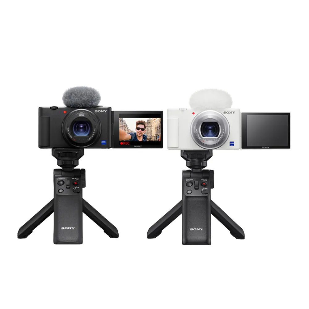 【SONY 索尼】Digital Camera ZV-1 輕影音手持握把組合(原廠公司貨)