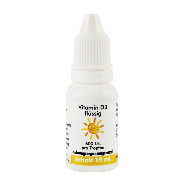 【德國 Natural Fit 活粒適】維生素D3 15mL(非活性維他命D3 增進補鈣吸收)