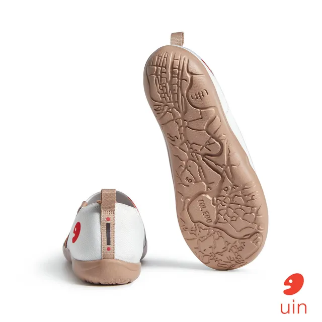 【uin】西班牙原創設計 女鞋  快樂漢堡彩繪休閒鞋W1011465(彩繪)