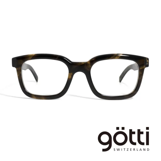 【Gotti】瑞士Gotti Switzerland 歐美棱角粗框復古眼鏡(- HEINS)