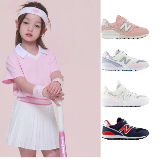 【NEW BALANCE】NB 童鞋 運動鞋 休閒鞋 996 中童 大童 白紅黑藍(YV996BB3-W&YV996HC3-W&YV996MH3-W)