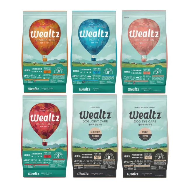 【Wealtz 維爾滋】天然無穀寵物犬糧系列 300g*3包組(狗糧、狗飼料)