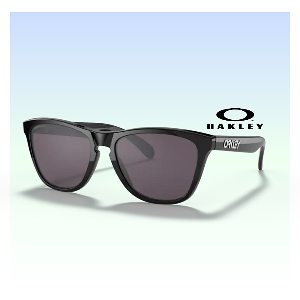 【Oakley】Frogskins 亞洲版 休閒太陽眼鏡(OO9245-75 Prizm grey 鏡片)