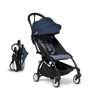 【STOKKE】YOYO 輕量型嬰兒推車6+經典組-法航藍(含車架、6+顏色布件)