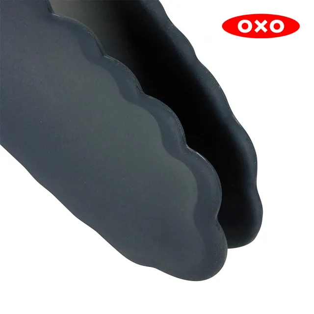 【美國OXO】好好握 9 吋矽膠餐夾(耐熱280度 料理夾 分菜夾)
