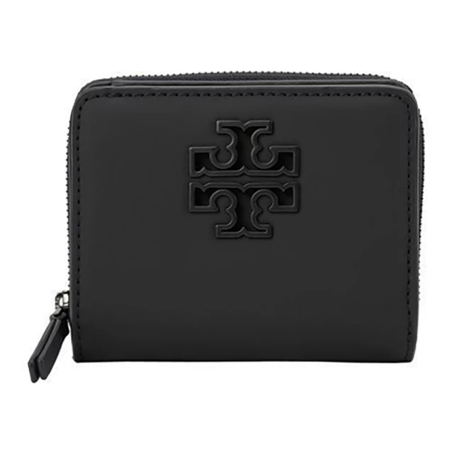 TORY BURCHTORY BURCH BRITTEN 素面立體LOGO拉鍊短夾