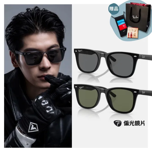 【RayBan 雷朋】膠框偏光太陽眼鏡(RB4391D-601/9A、RB4391D-601/81 65mm 偏光鏡片)