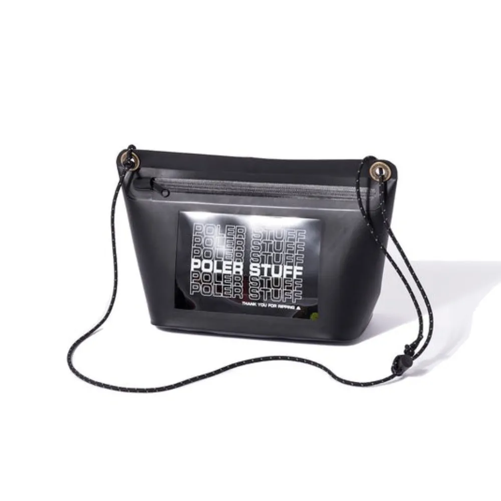 【POLER STUFF】日本限定 POLER HIGH＆DRY TPU POUCH 防水隨身包 / 輕便袋收納包(雙11 黑色)