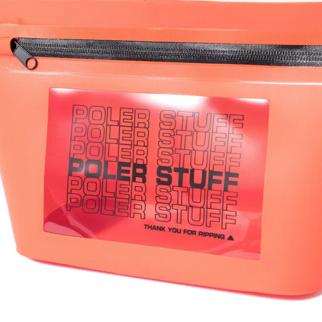 【POLER STUFF】日本限定 POLER HIGH＆DRY TPU POUCH 防水隨身包 / 輕便袋收納包(橘色)