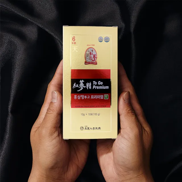 【振興高麗人蔘】6年根紅蔘精To Go Premium 30入禮盒(獨家升級草本配方 告別苦哈哈)