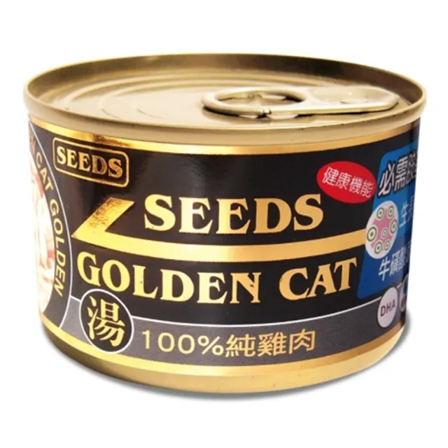 【Seeds 聖萊西】GOLDEN CAT 健康機能特級金貓大罐 170g*24入組(貓罐頭、貓餐包、貓主食 全齡貓)