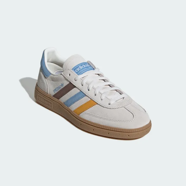 【adidas 愛迪達】HANDBALL SPEZIAL 運動休閒鞋(IG1975 女鞋 ORIGINALS百搭復古皮革休閒鞋)